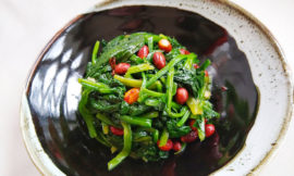 Chinese Spinach and Peanut Salad